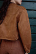 Modern lady suede jacket