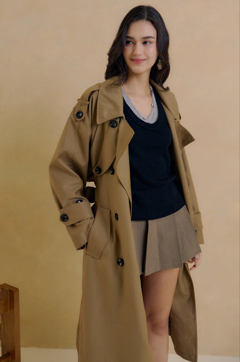 Venice lady trench coat