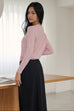 Romantic encounter knit top