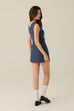 Chose you tweed dress in blue