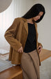 Maple Sugar Waffle Suede Blazer