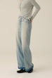 Nordic loose fit jeans in light blue wash