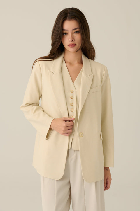 Enchanté elegant blazer in beige