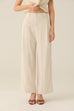 Jump to conclusion high waisted pants in beige