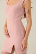 Being me tweed mini dress in pink