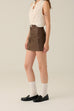 Rodeo drive faux leather skirt with pockets