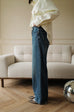 Andrea wide leg jeans in dark wash