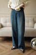 Andrea wide leg jeans in dark wash