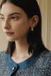 New romatic circle earrings