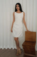 wedding on the beach linen dress