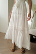 Fairy tale town pure cotton dress in white