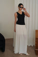 Freedom knit skirt in white