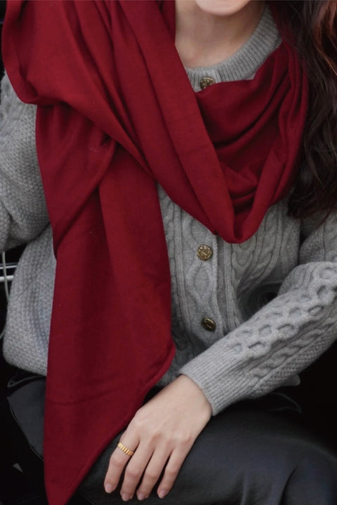 Bisou scarf (Red)